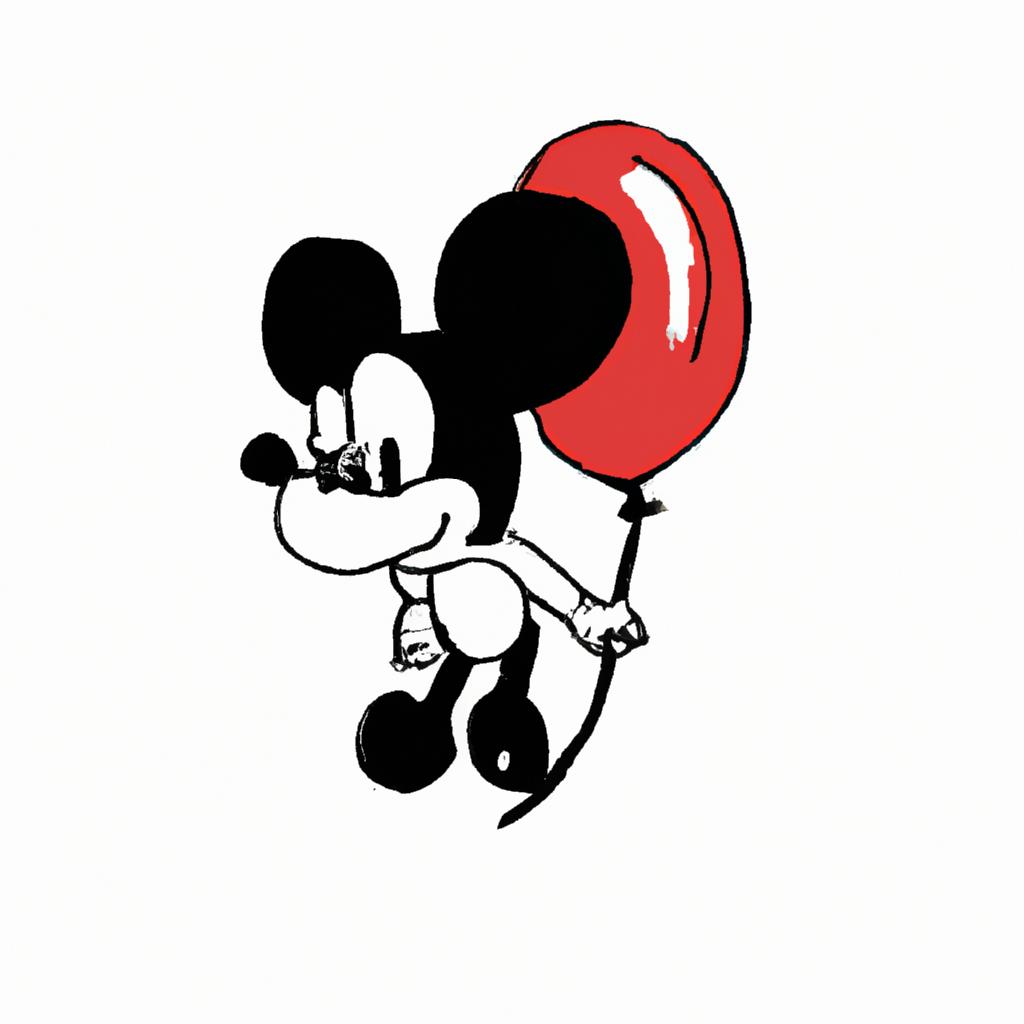 Mickey Mouse Balloon Clipart