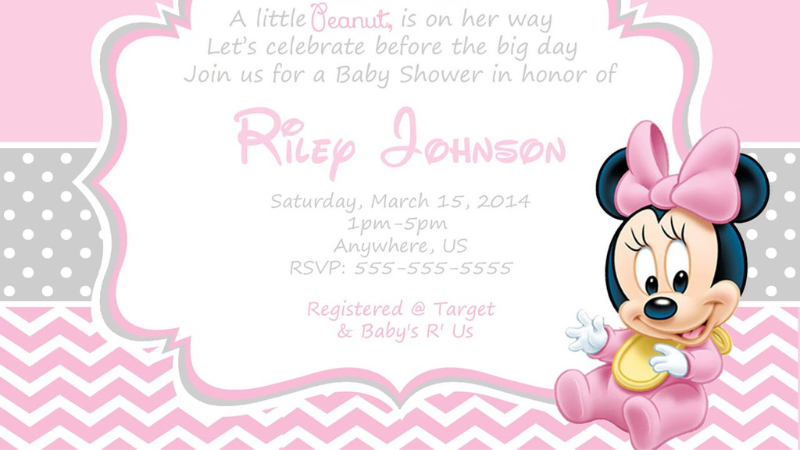 Occasions and Events to Use Gold and Pink Minnie Mouse Invitations