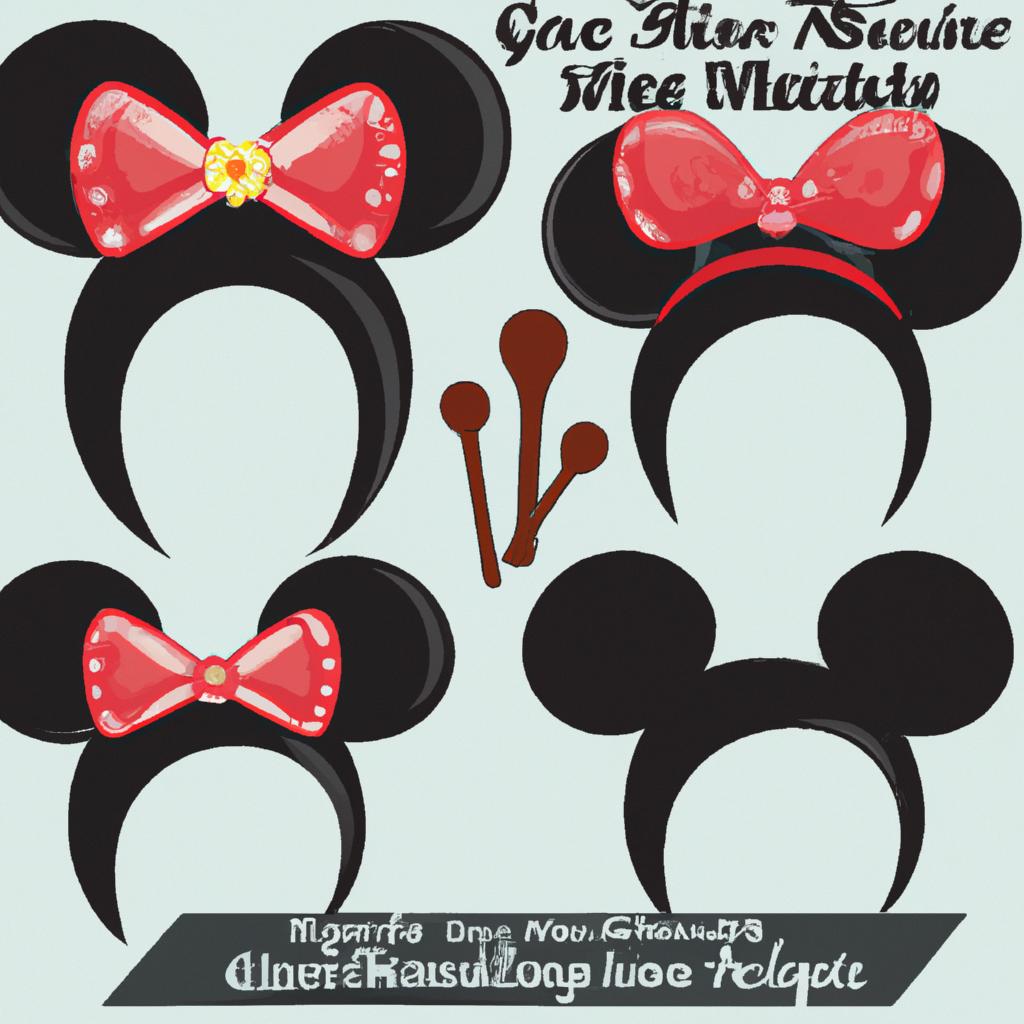 Upgrade your designs with the time-saving and cost-effective benefits of using Minnie Mouse ears SVG.