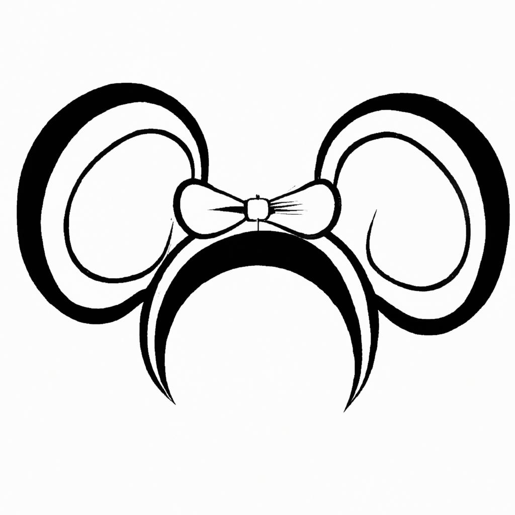 Minnie Mouse Ears Svg
