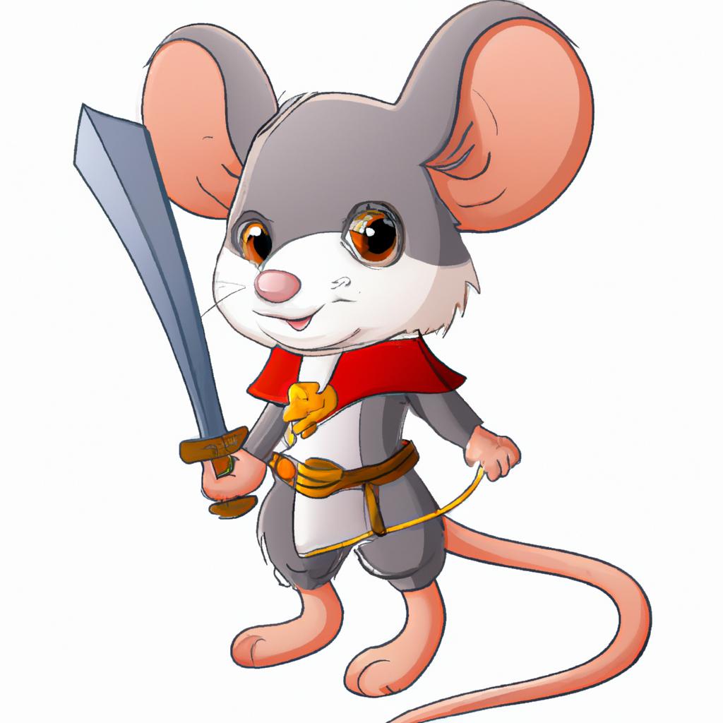 Join the brave mouse on a thrilling adventure through a magical world of imagination