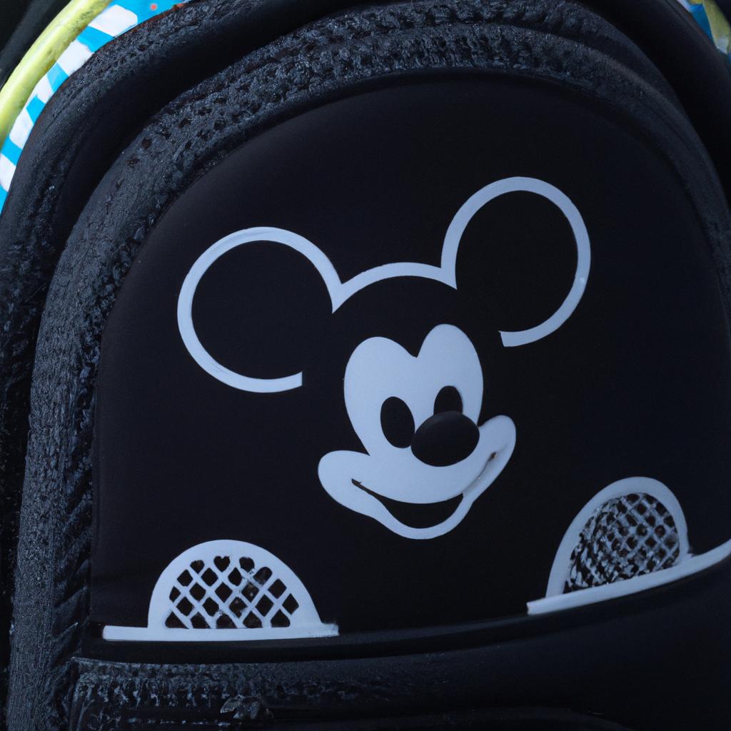 Stand out from the crowd with the Bioworld Mickey Mouse backpack's unique design!