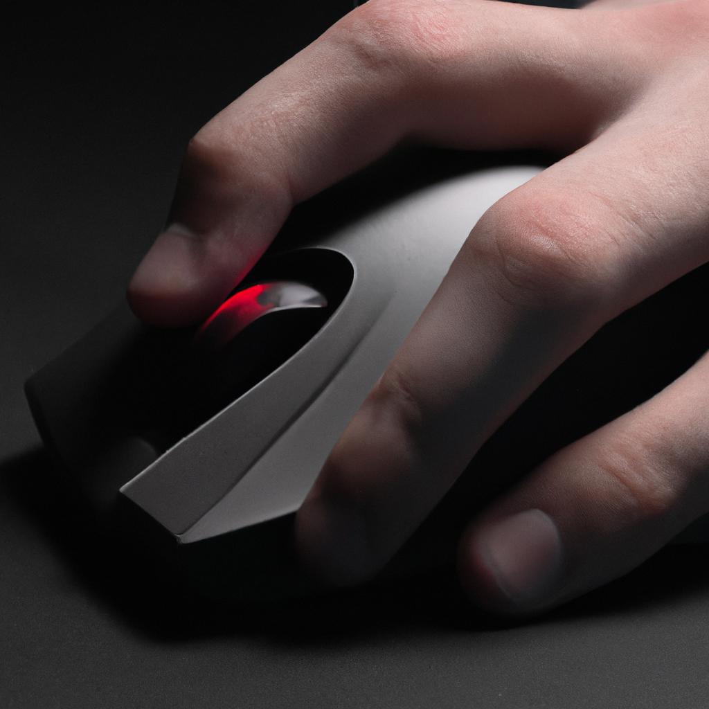 This sleek gaming mouse is designed for precision and comfort during intense gaming sessions.