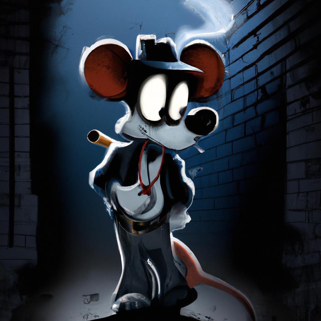 Gangster Mickey Mouse Drawing