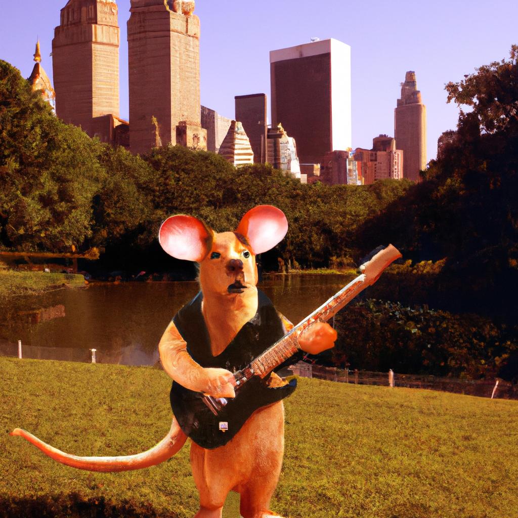 A larger-than-life mouse rocks Central Park with Modest Mouse