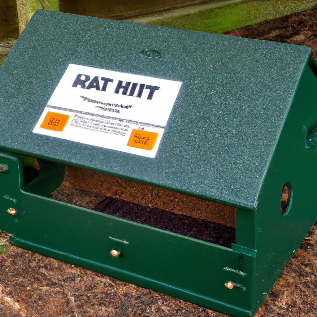 The Harris Rat and Mouse Bait Station is weather-resistant and tamper-proof, making it ideal for outdoor use.