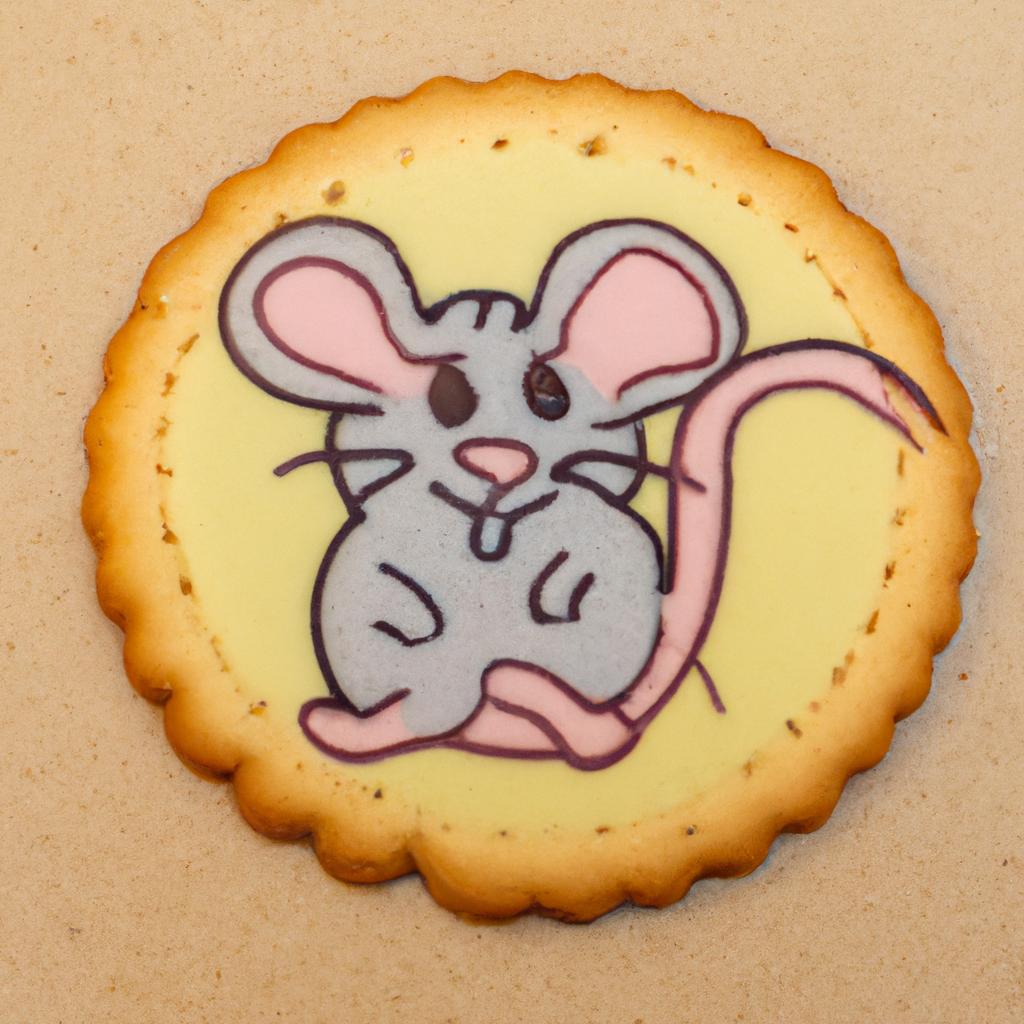 This cookie is too cute with the mouse clipart on top!