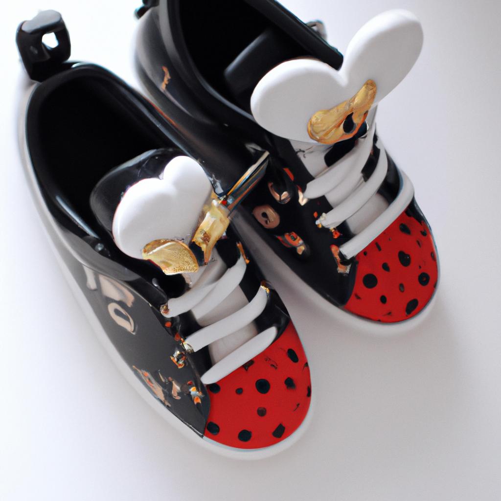 Step into style with the latest LV x Mickey Mouse sneakers