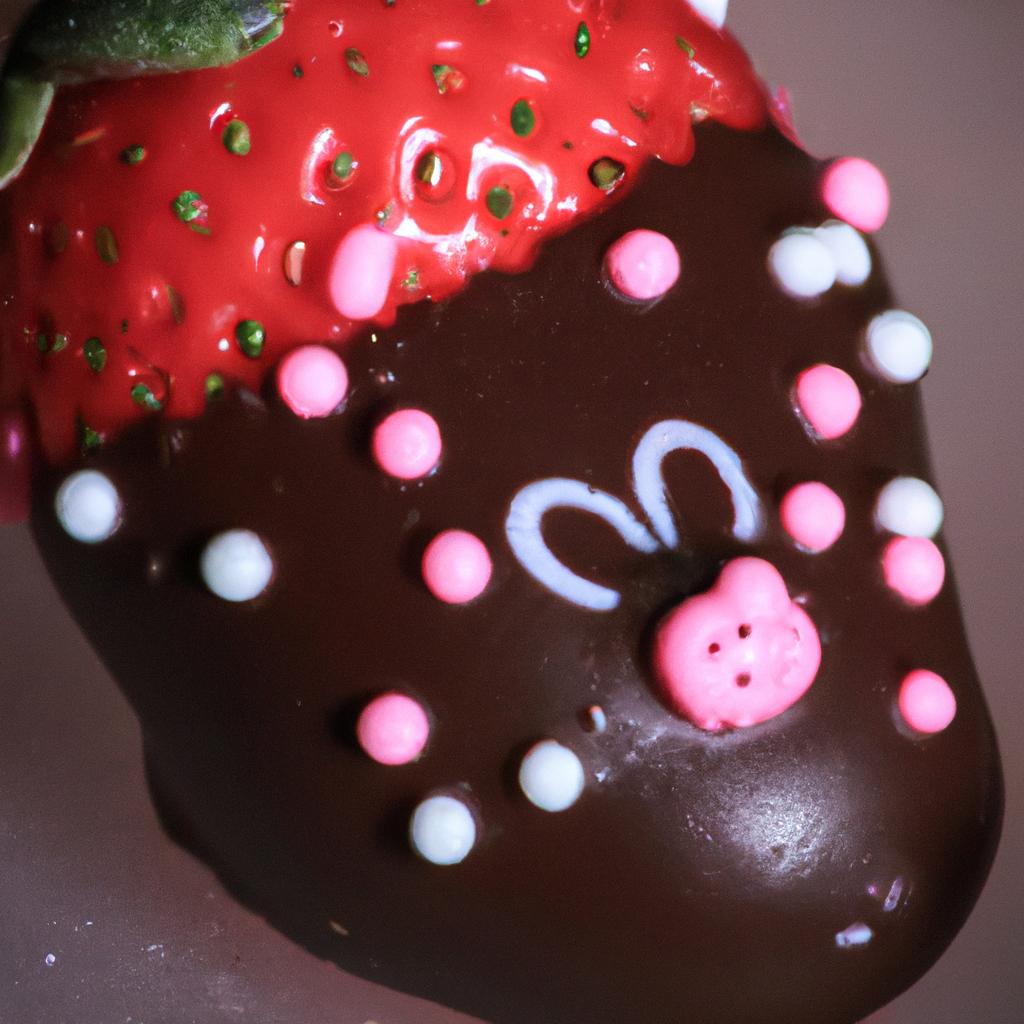 The sprinkles add a fun and colorful twist to these delicious Mickey Mouse chocolate covered strawberries.