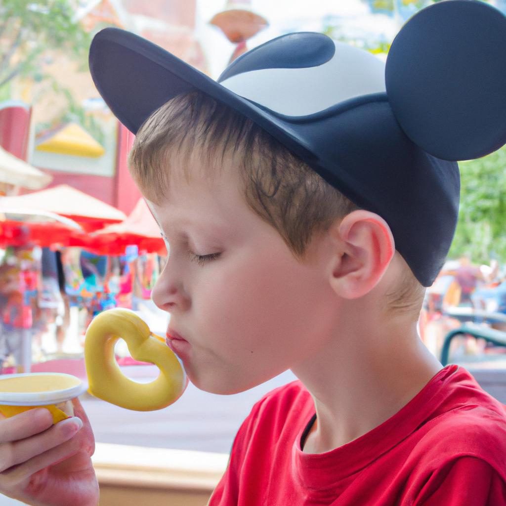 Disney treats taste even better with a Mickey Mouse ear holder!