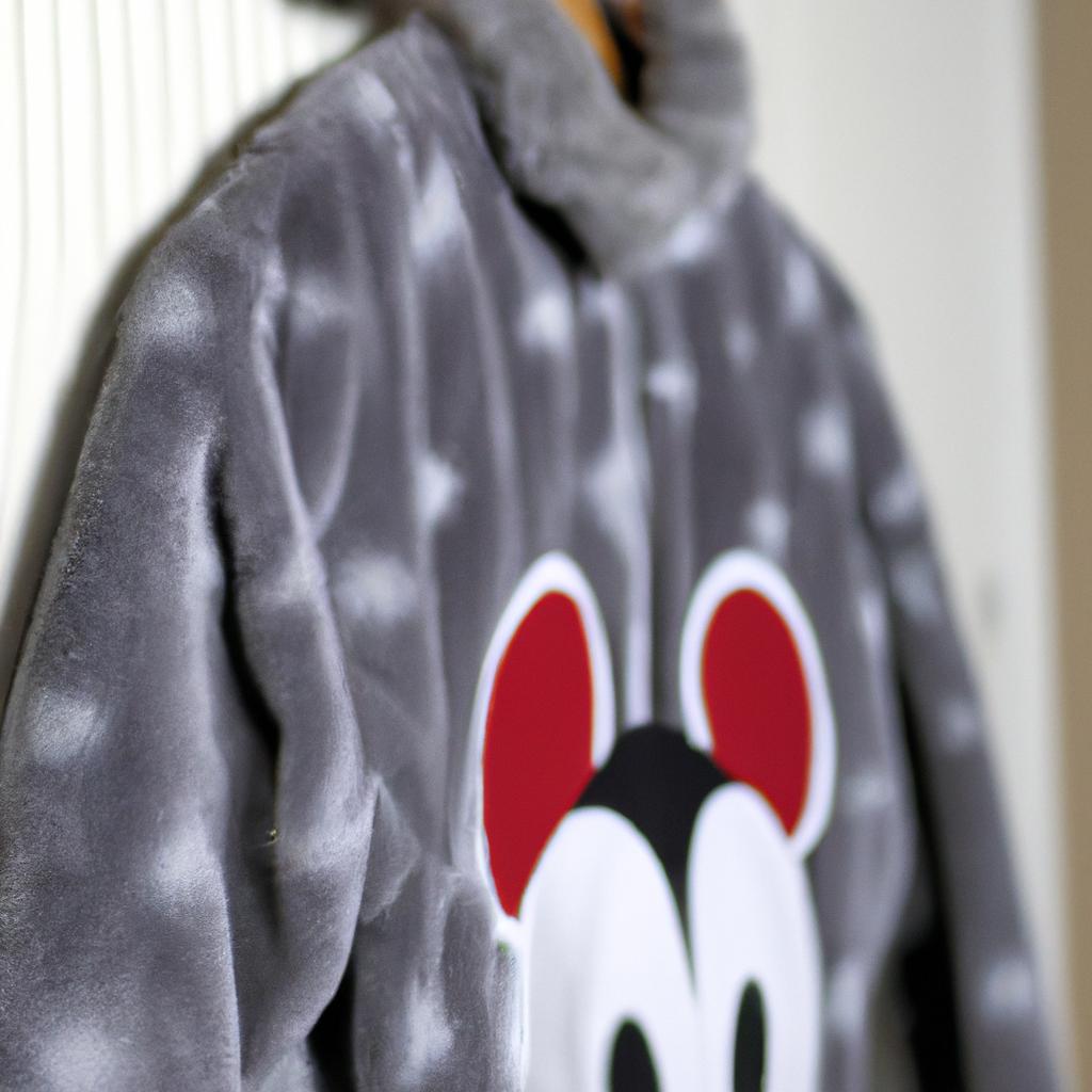 Mickey Mouse Furry Fleece Jacket For Adults