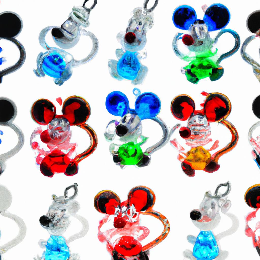 Discover a wide range of Mickey Mouse Glass Ornaments in different colors and designs
