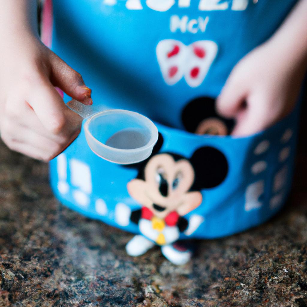Get your kids excited about cooking with these fun and functional mickey mouse measuring cups!