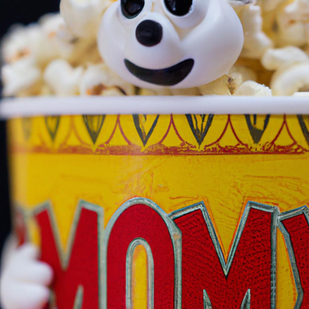 The intricate details of the design make this popcorn bucket a must-have for Disney collectors.