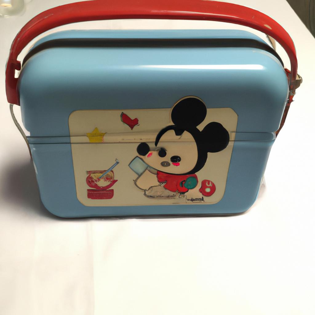 This Mickey Mouse vintage lunch box is in excellent condition, with minimal signs of wear and tear.