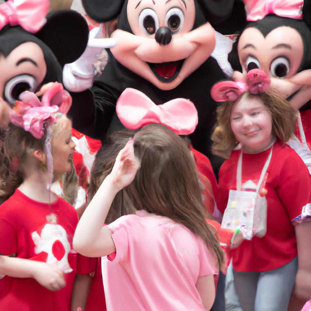 Minnie Mouse's legacy lives on as young fans don their own Minnie Mouse ears to celebrate her 50th anniversary.