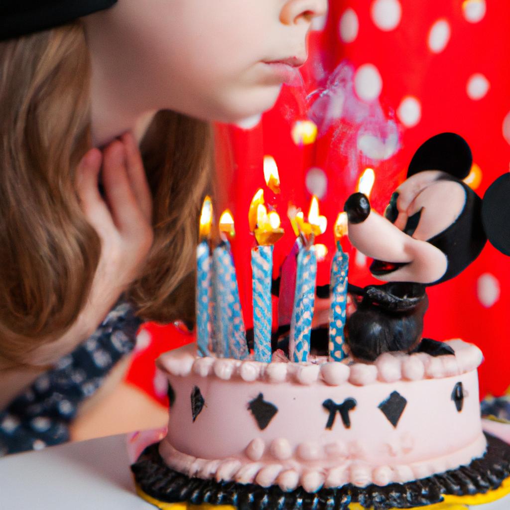Make a wish with Minnie Mouse on your birthday!