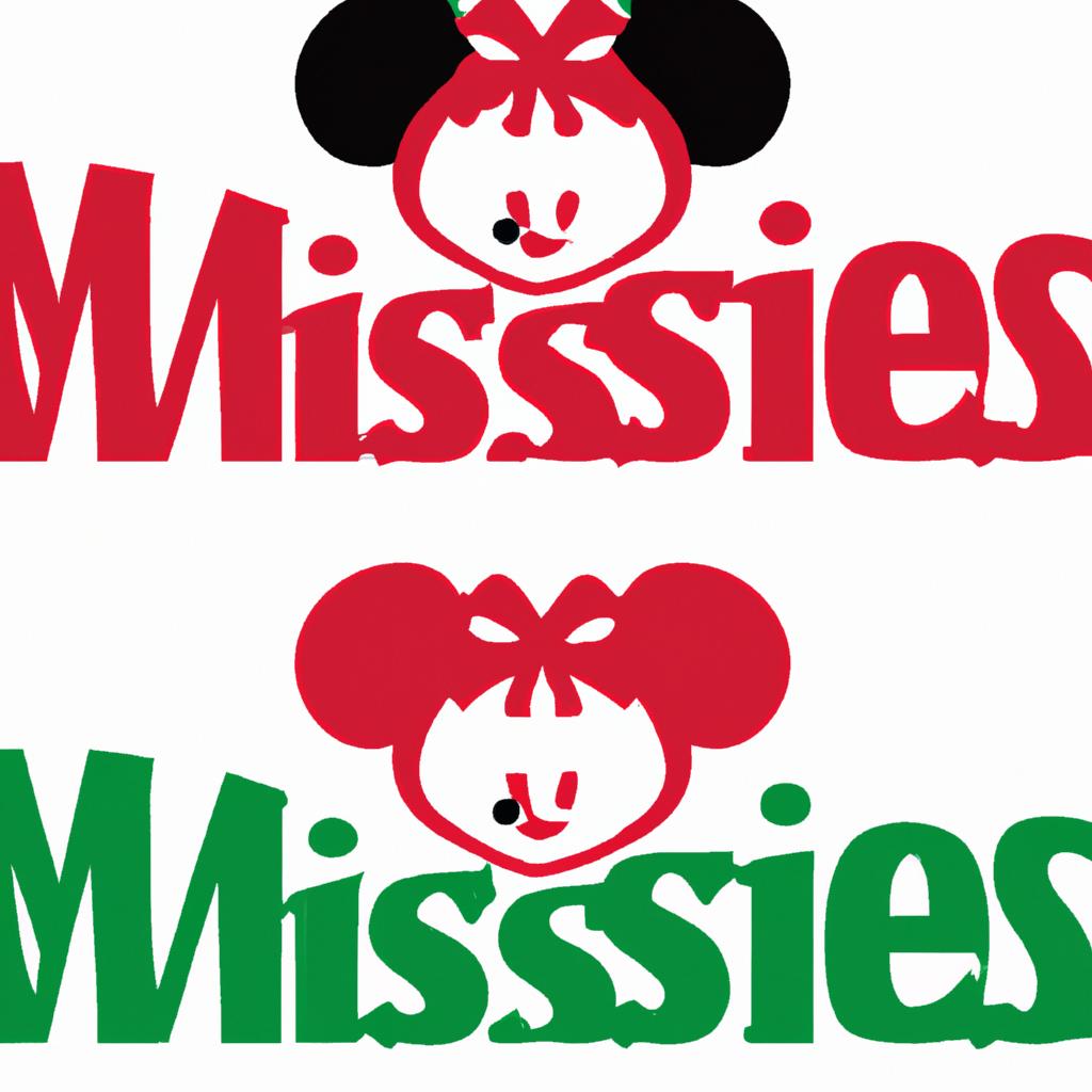 Get into the holiday spirit with this Minnie Mouse Christmas SVG design in traditional colors.