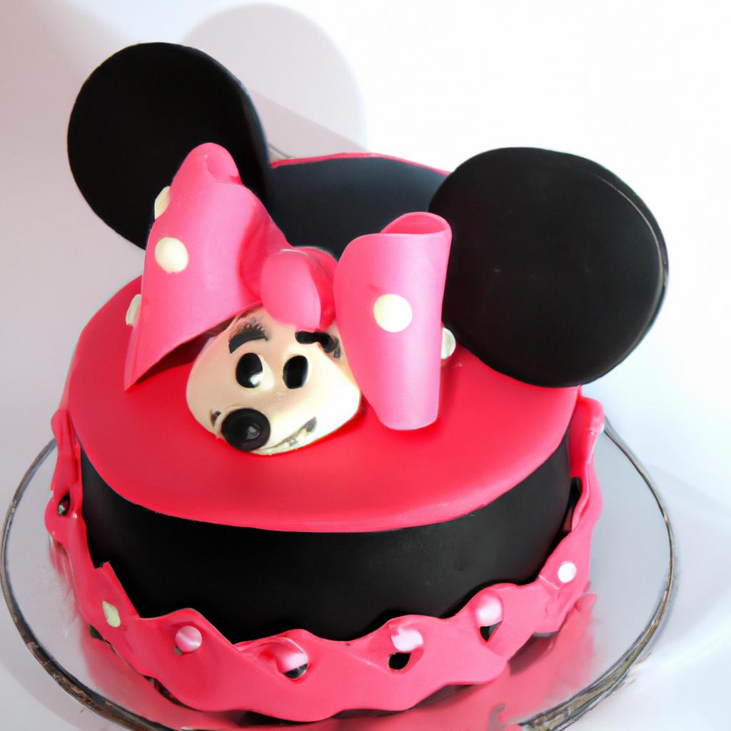 This Minnie Mouse fondant cake is sure to impress your guests