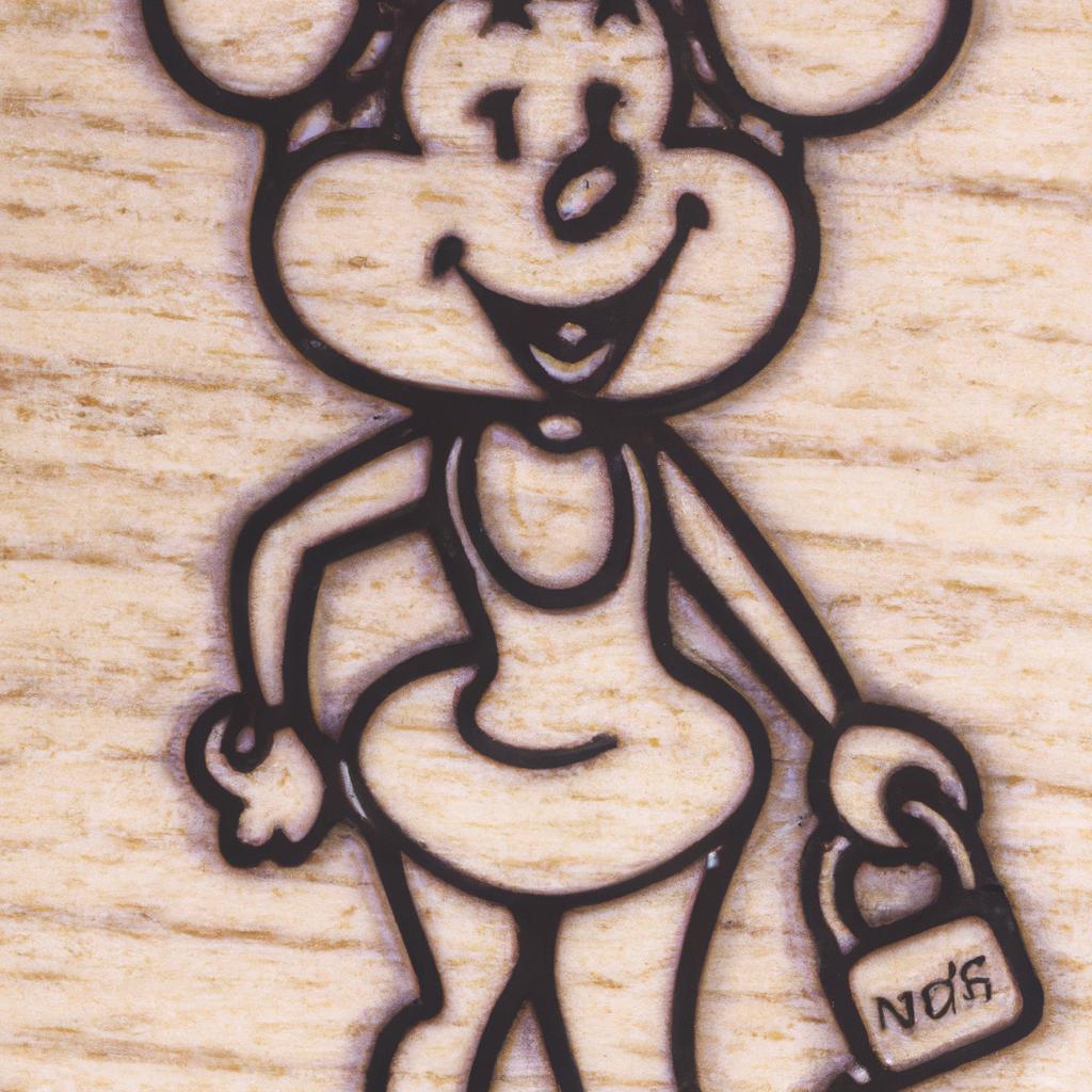 This Minnie Mouse outline SVG keychain is a must-have for any Disney fan!