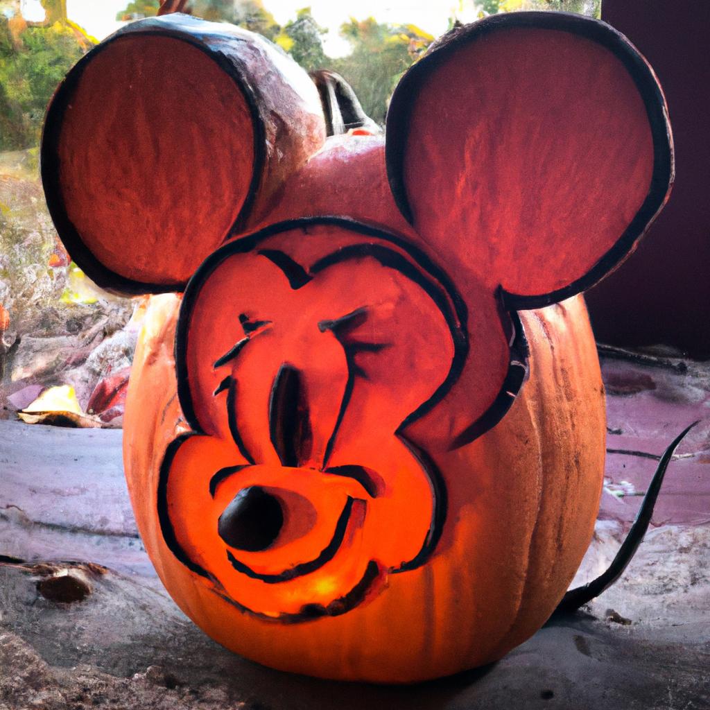 Minnie Mouse Pumpkin Carving
