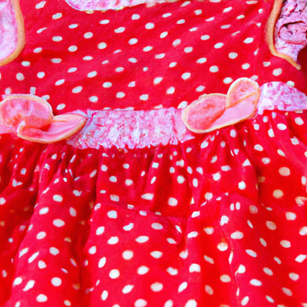 Make a statement with this bold and bright Minnie Mouse smocked dress in a vibrant shade of red.