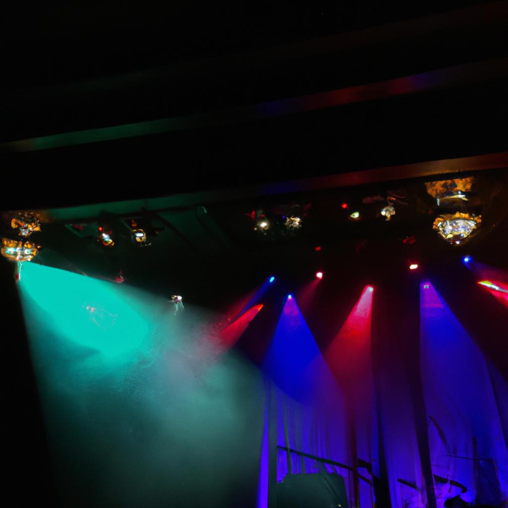 The mesmerizing lighting system at Modest Mouse Crystal Ballroom.