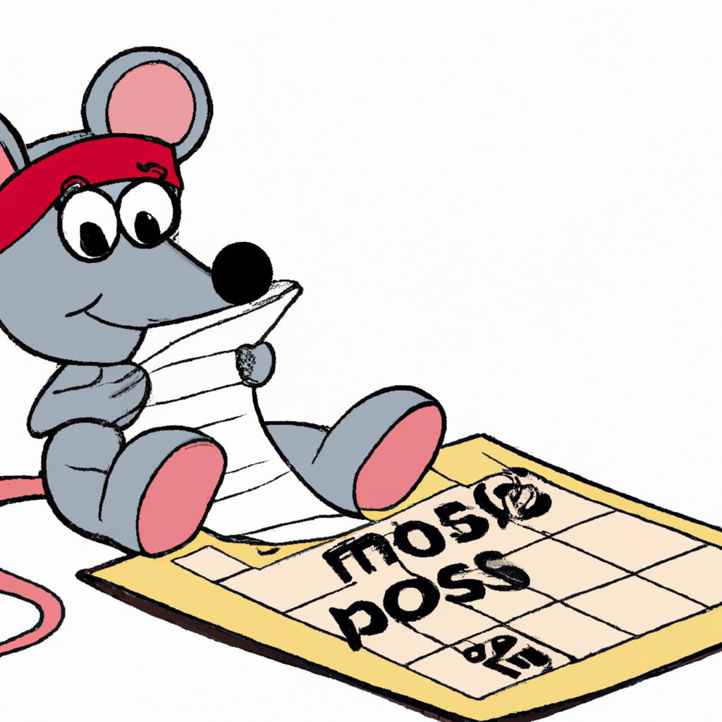 Mouse Resting Place Crossword