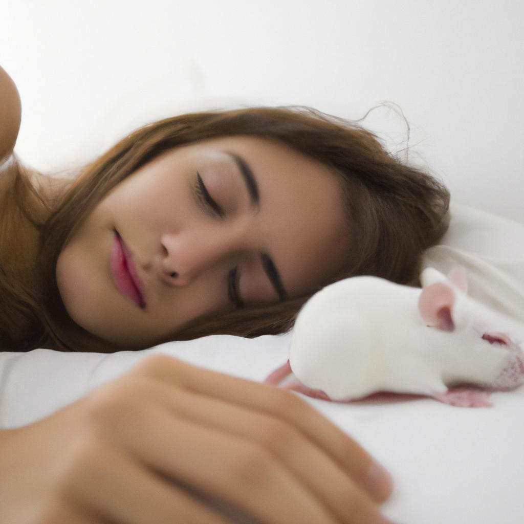 The white mouse in my dreams brings me comfort and peace
