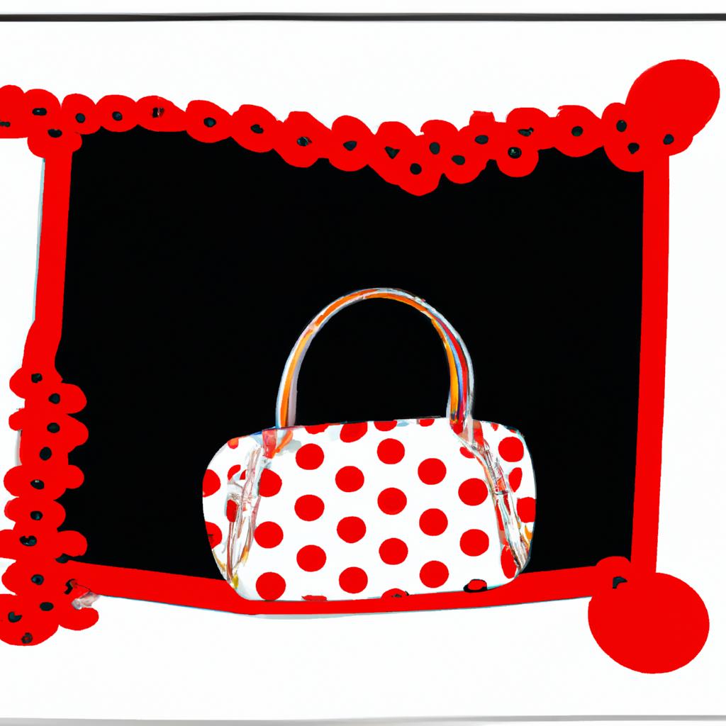 Spotted accessories inspired by Lucille Ball and Mickey Mouse.