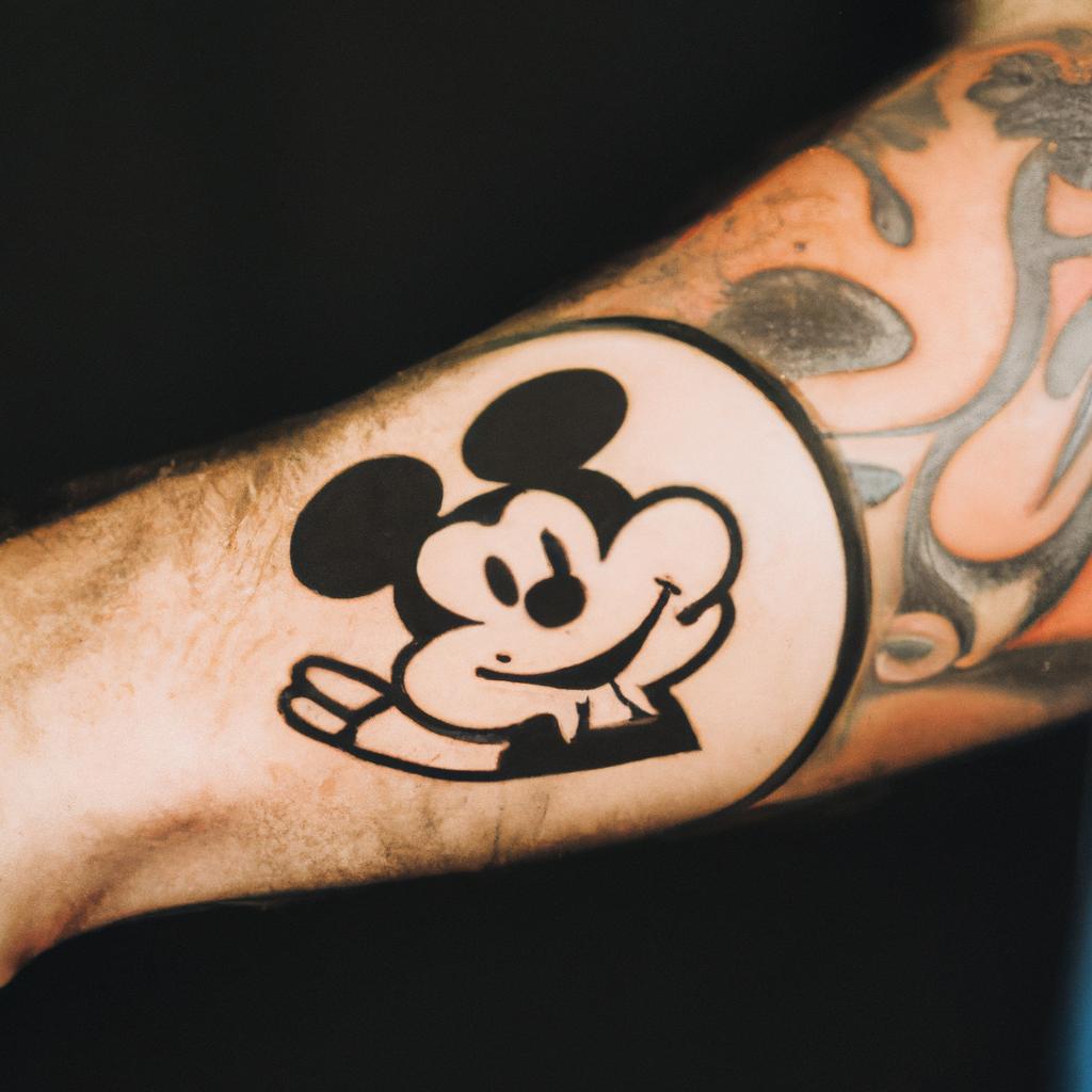 Gangster Mickey Mouse is a symbol of rebellion and toughness.