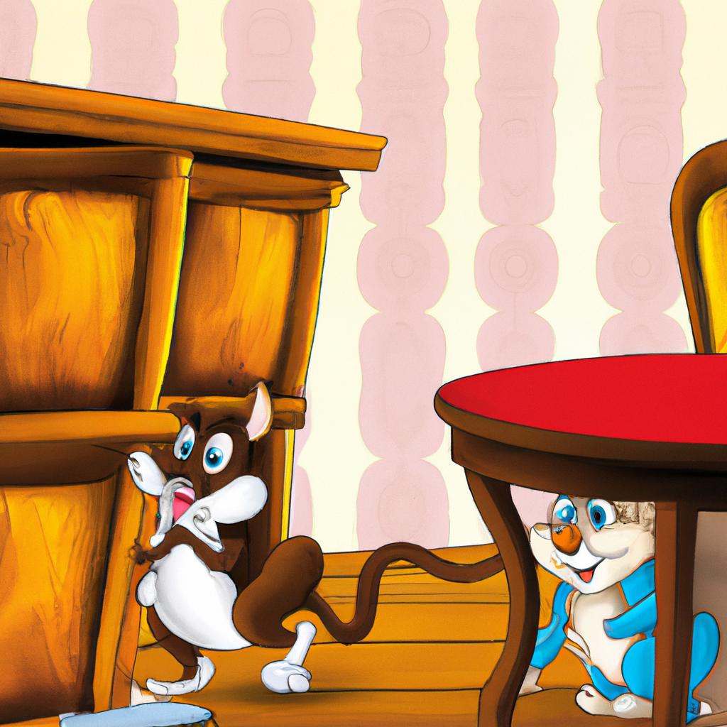 Tom And Jerry Mouse About The House