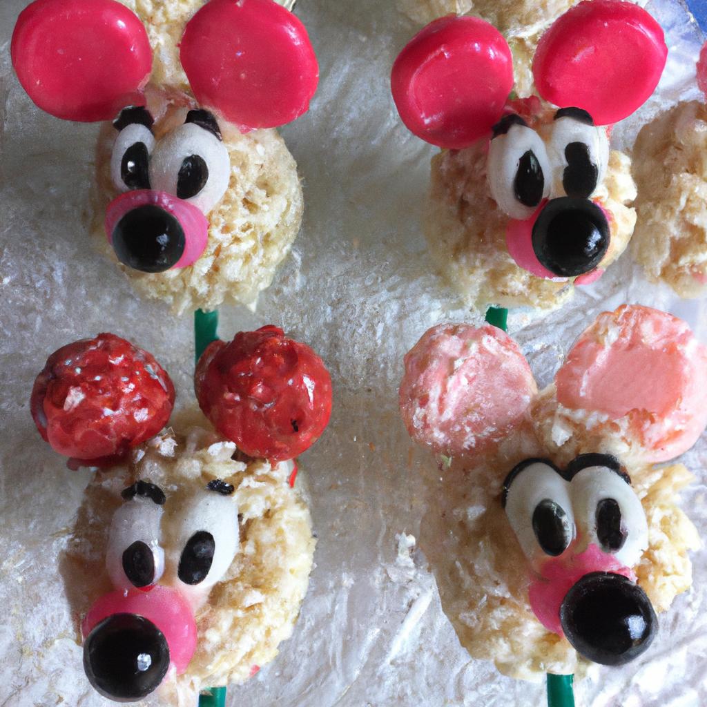 Get creative with your Minnie Mouse Rice Krispie Treats by making them in different shapes and colors!